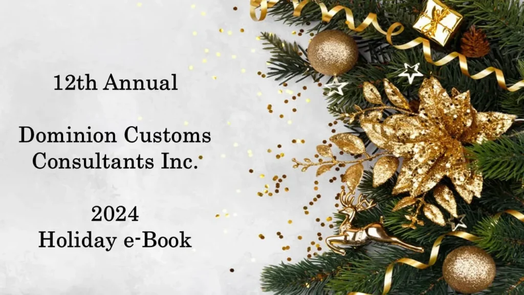 Holiday e-book cover with gold decorations